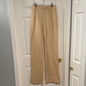 Identity Beige Straight Leg Women's Pants